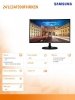 Monitor 23,5 cala LC24F390FHRXEN VA 1920x1080 FHD 16:9 1xD-sub/1xHDMI 4 ms (GTG) zakrzywiony  2 lata d2d